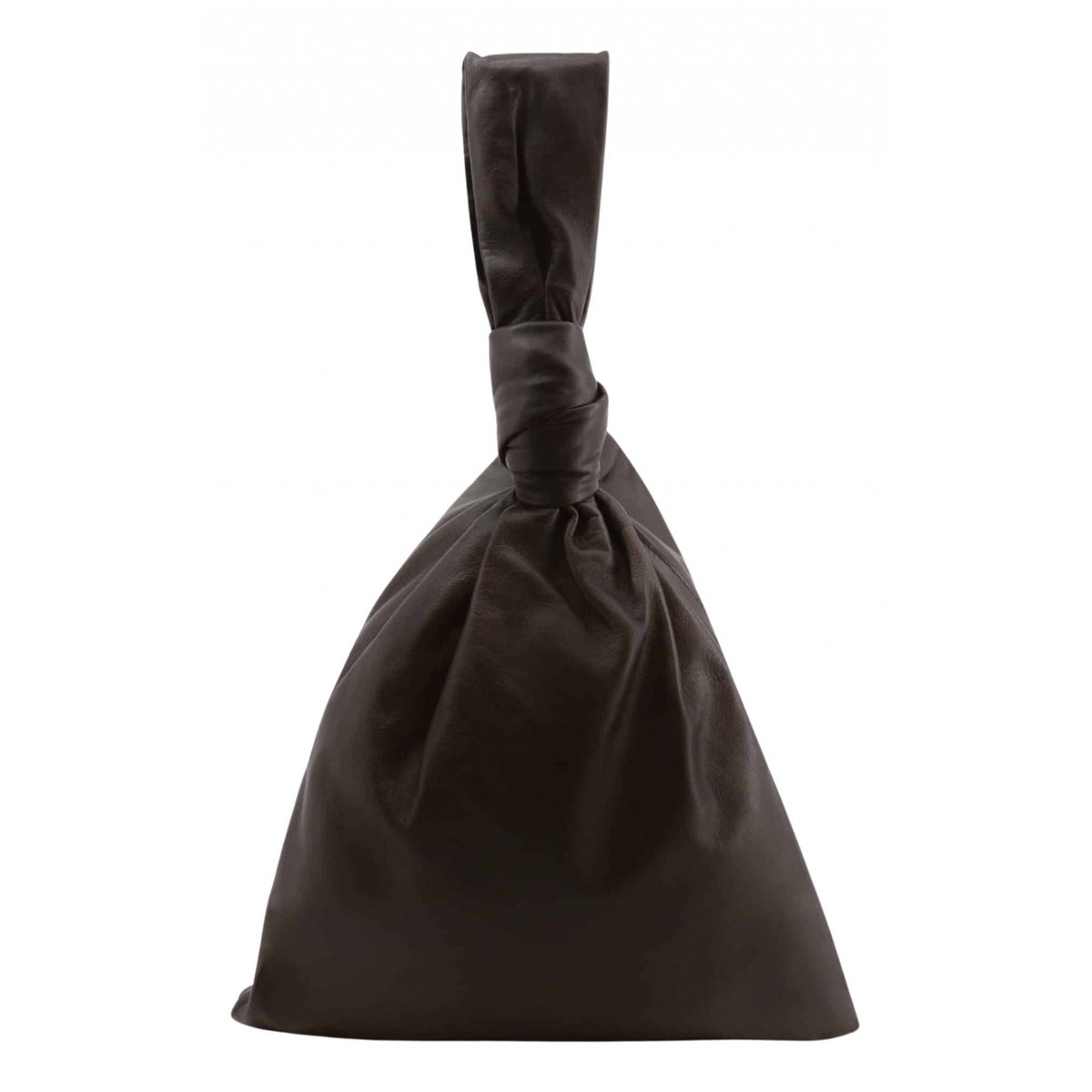 Twist leather handbag