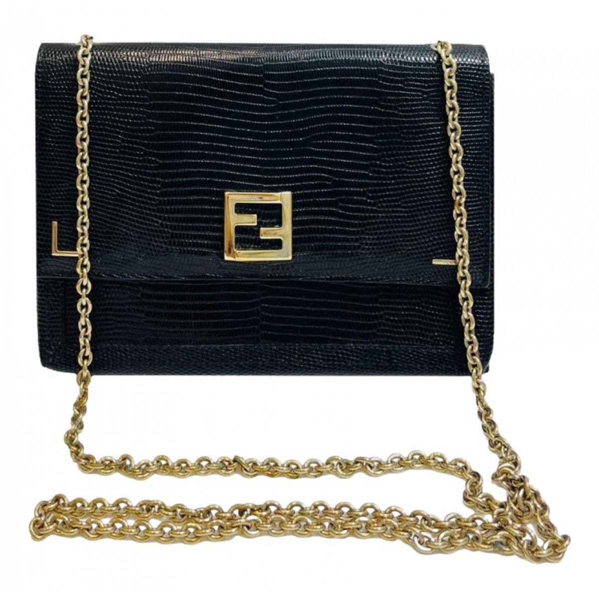 Double F leather crossbody bag