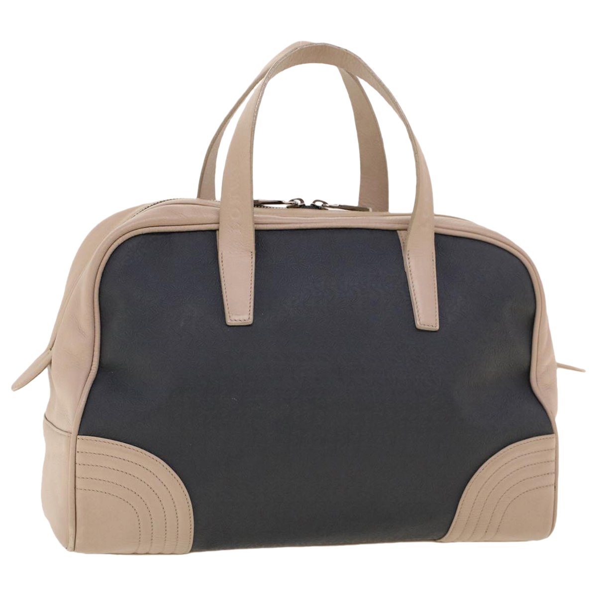 Anagram leather handbag