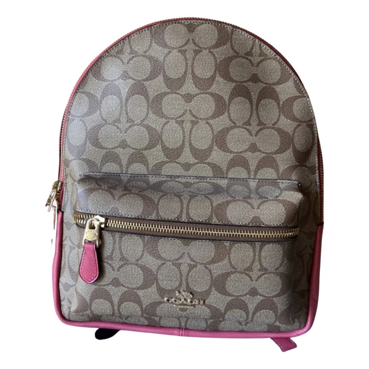 Campus leather backpack