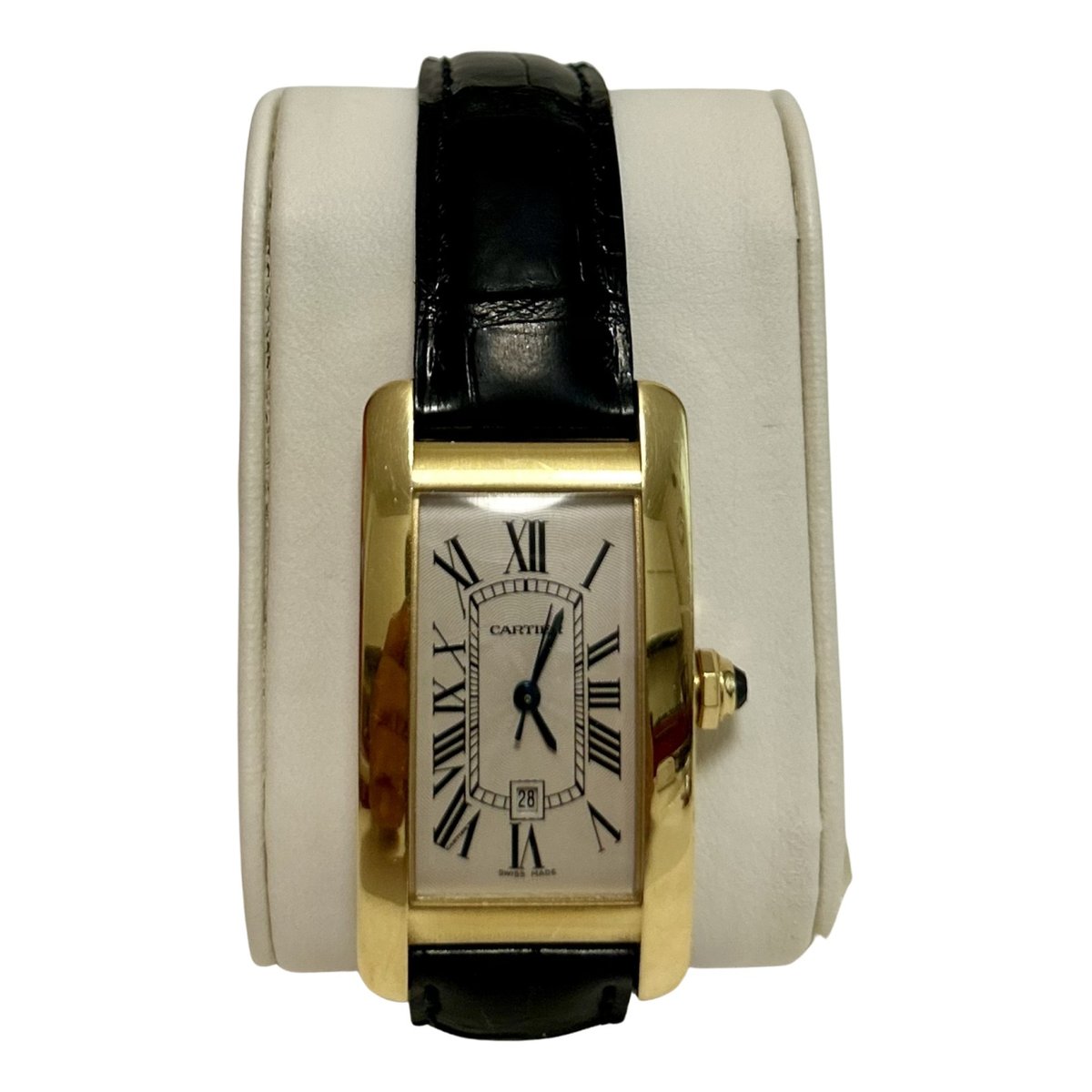 Tank Américaine yellow gold watch