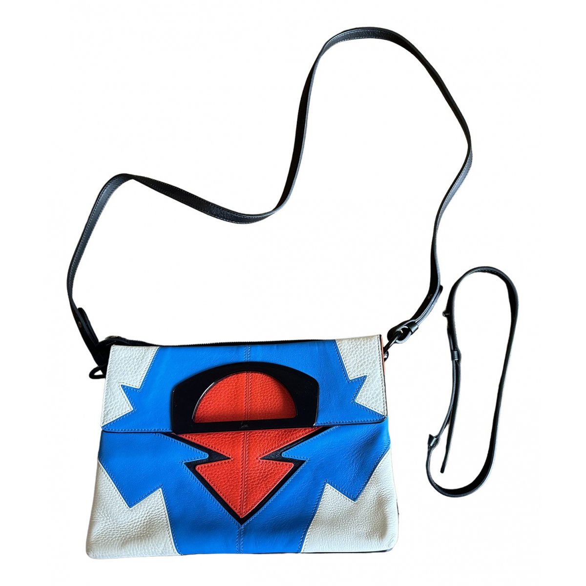 Passage leather handbag