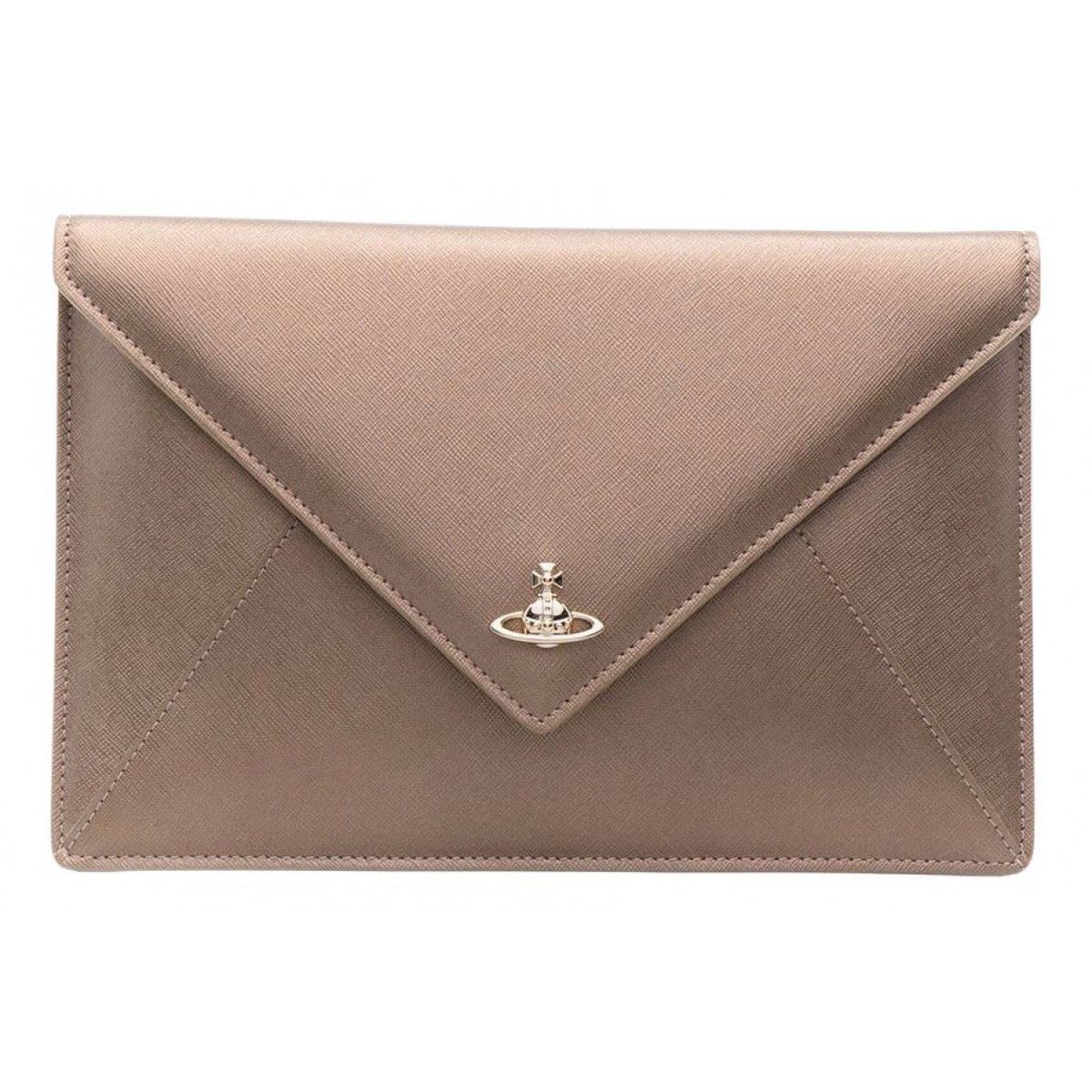 Victoria leather clutch bag