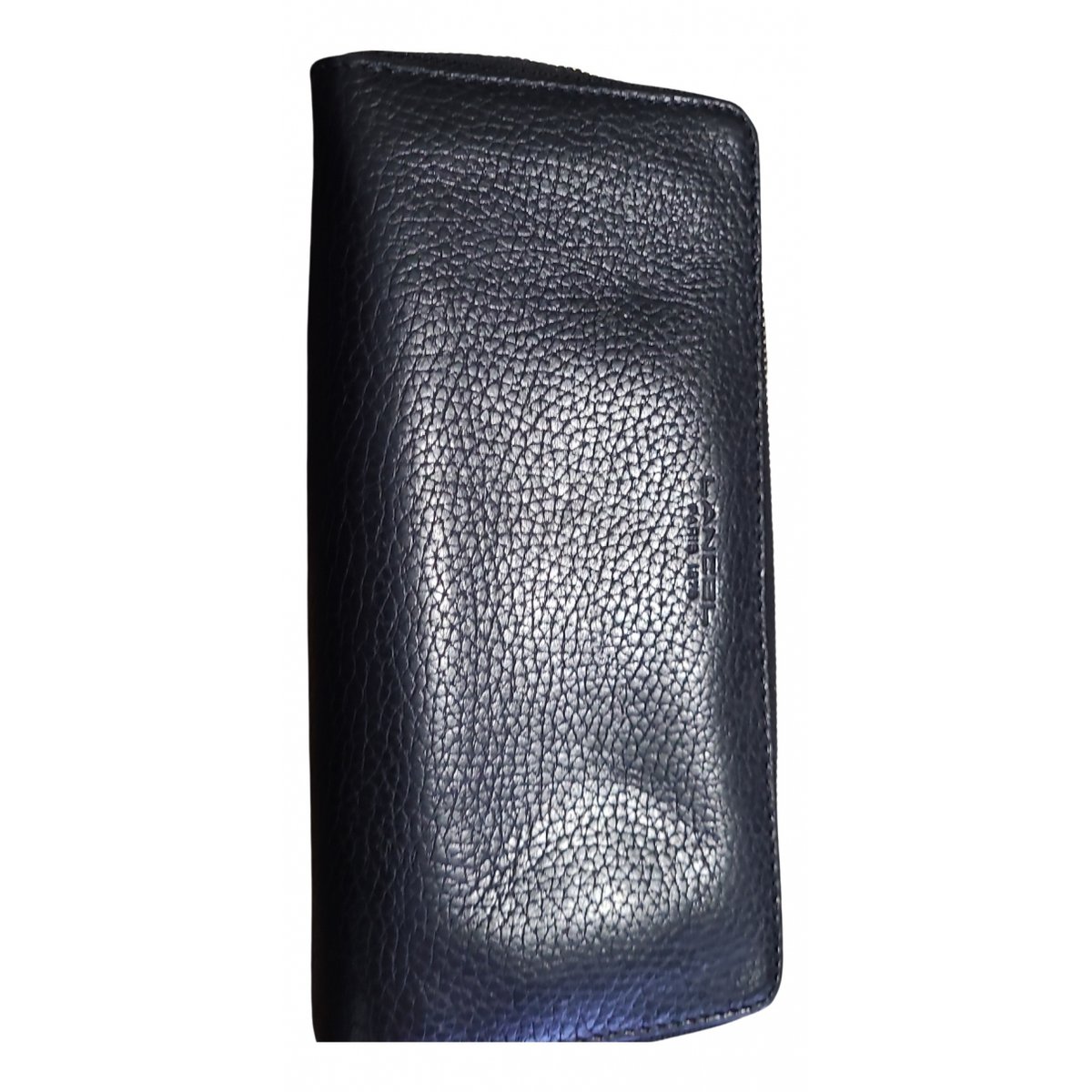 Lettrines leather purse