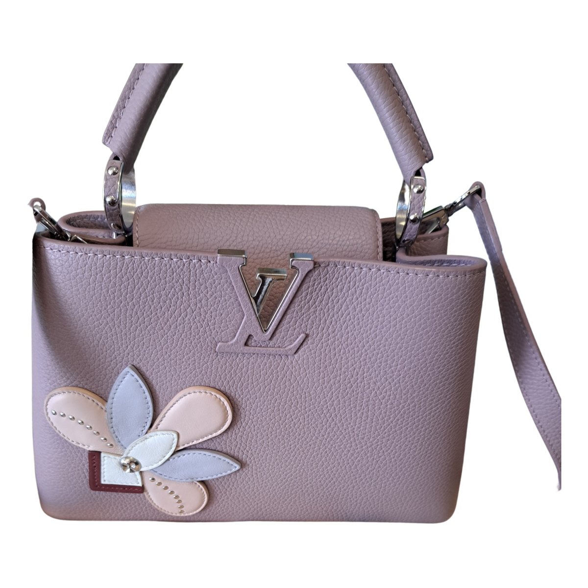 Capucines leather handbag