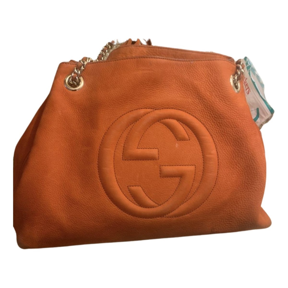 Hobo leather handbag