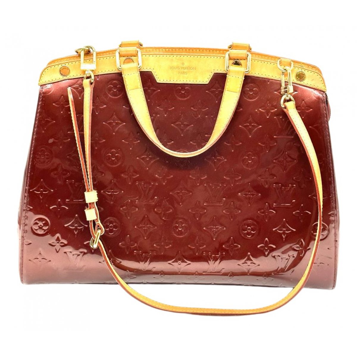 Bréa patent leather handbag