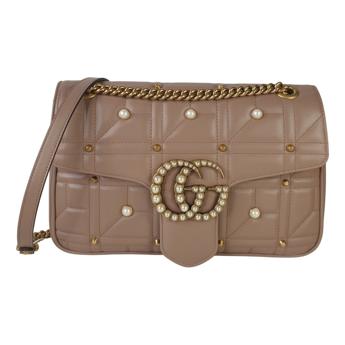 GG Marmont Flap leather crossbody bag