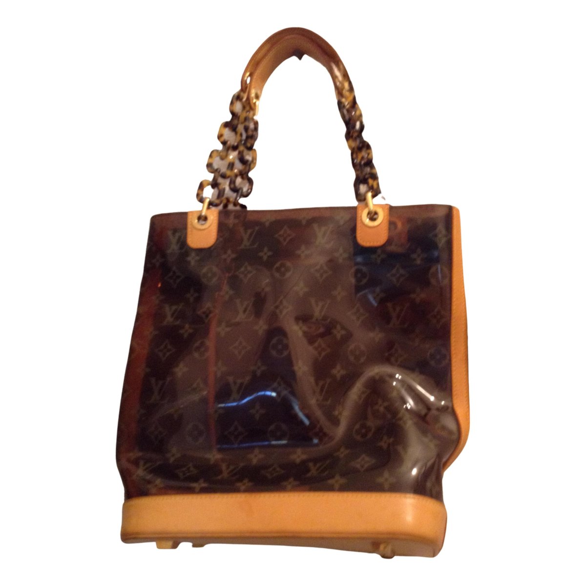Ambre vinyl handbag