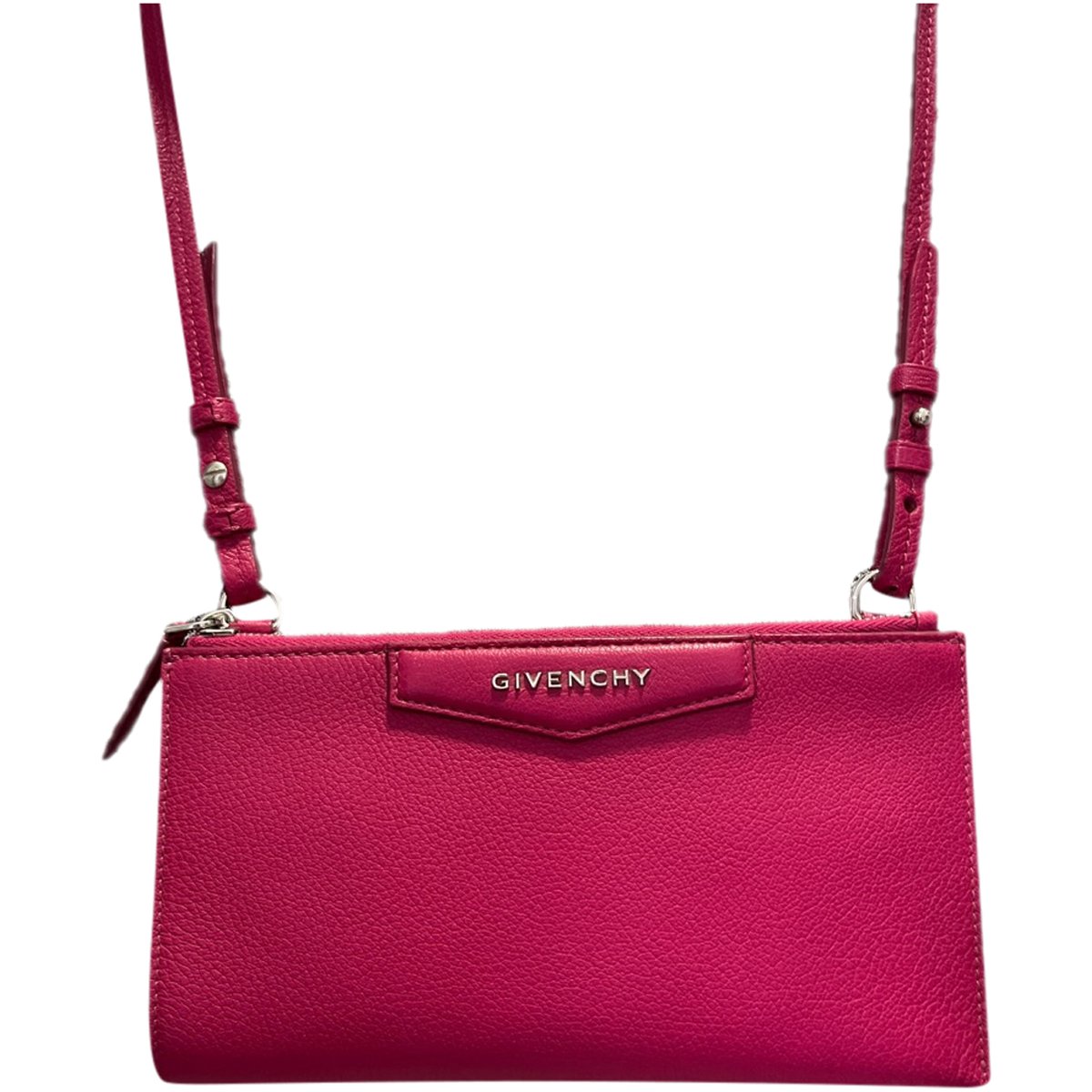 Antigona leather clutch bag