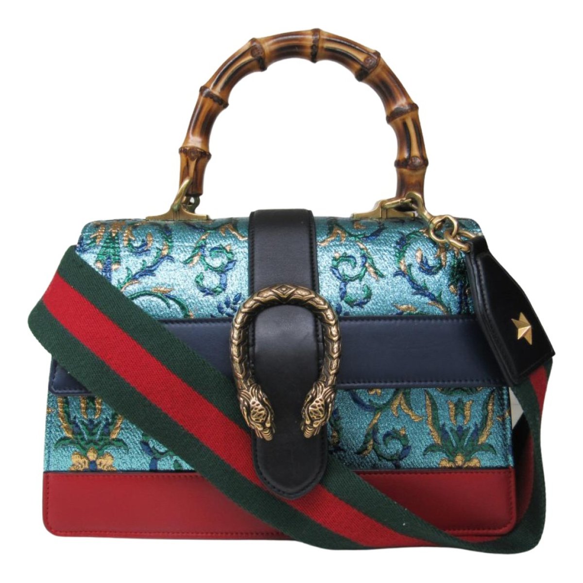 Dionysus Bamboo leather handbag