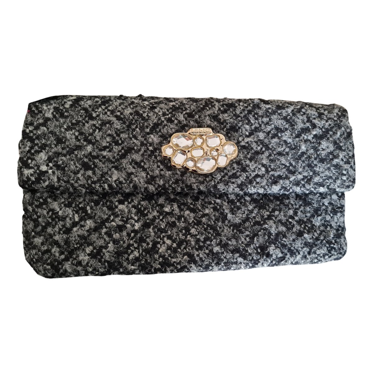 Wool clutch bag
