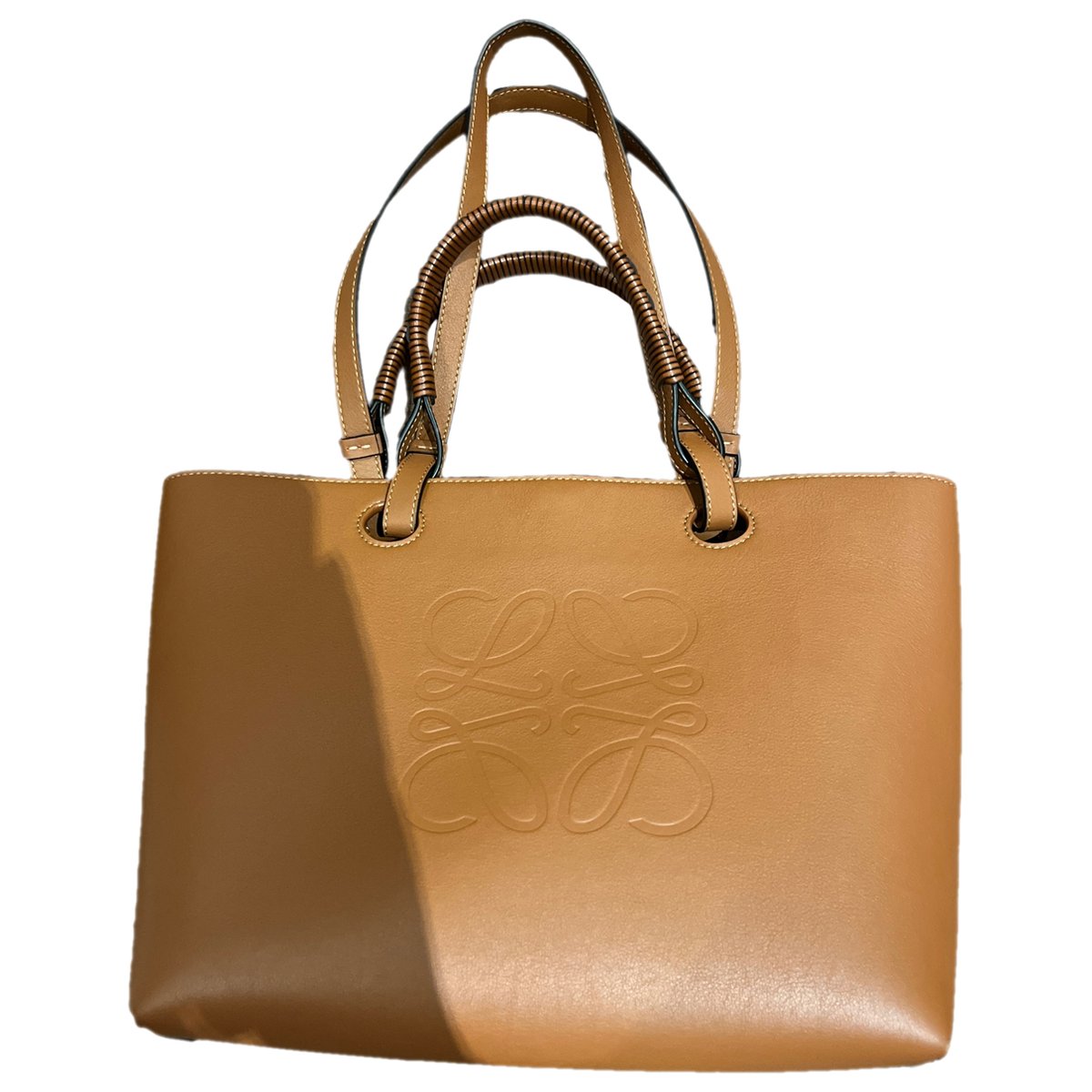 Anagram leather handbag