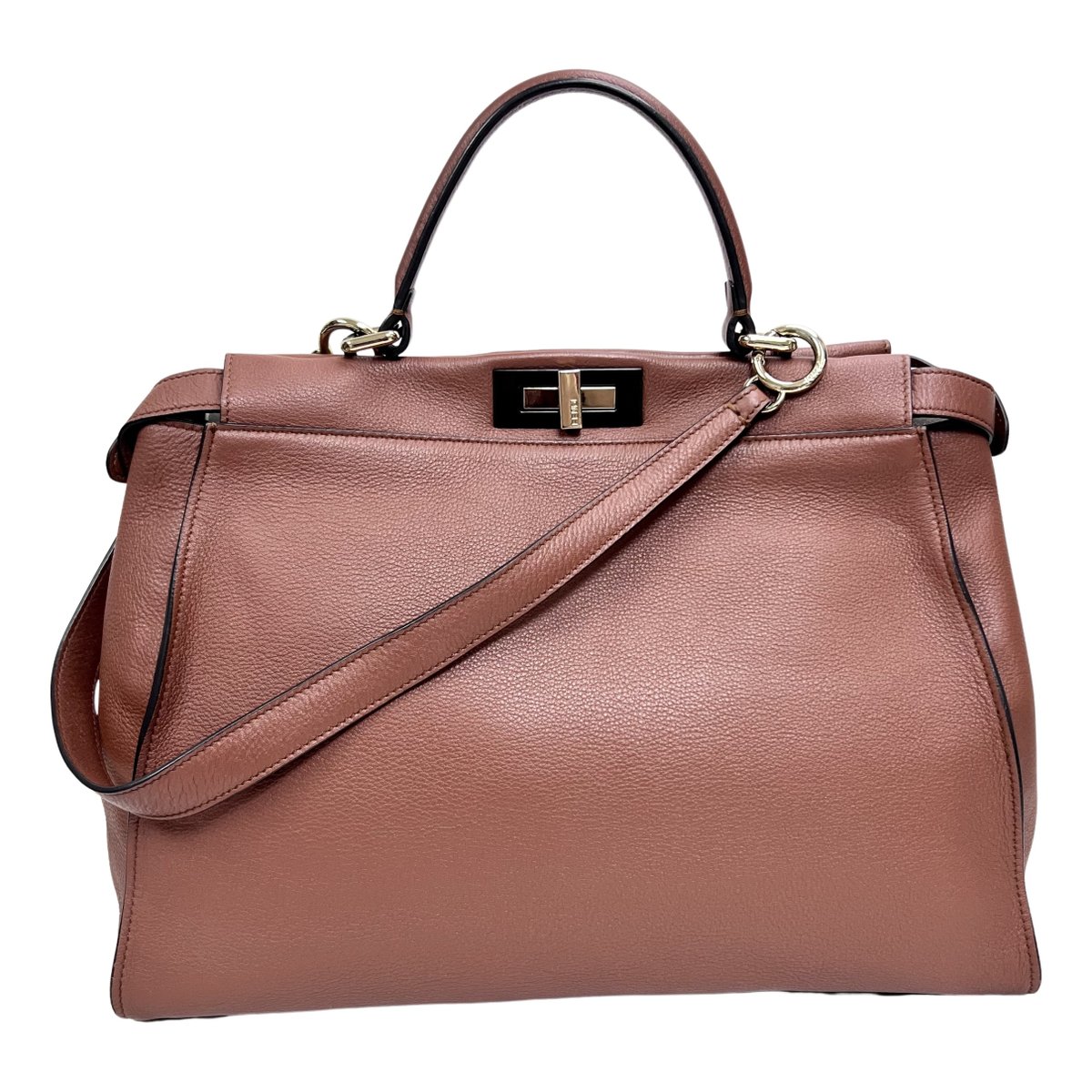 Peekaboo leather handbag