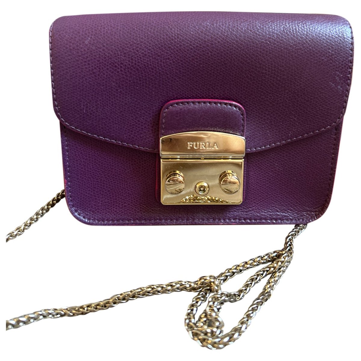 Metropolis leather crossbody bag