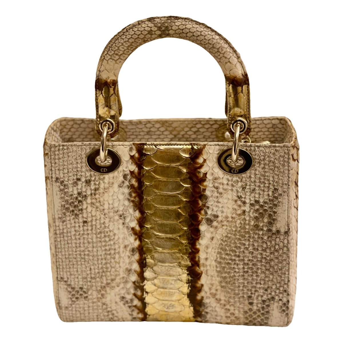 Lady Dior leather handbag