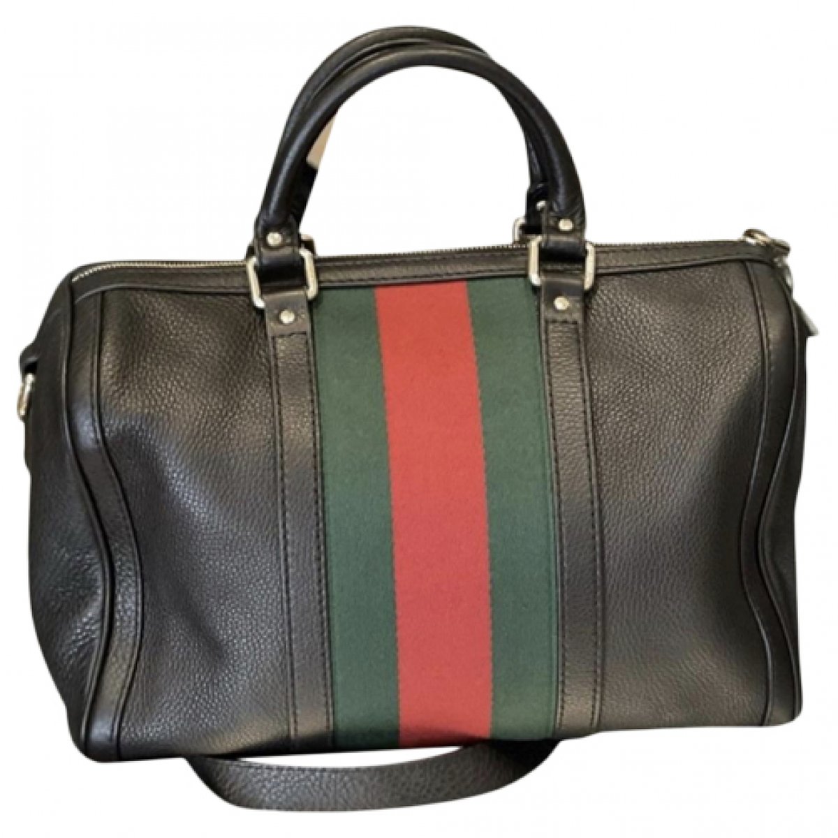 Boston leather bag