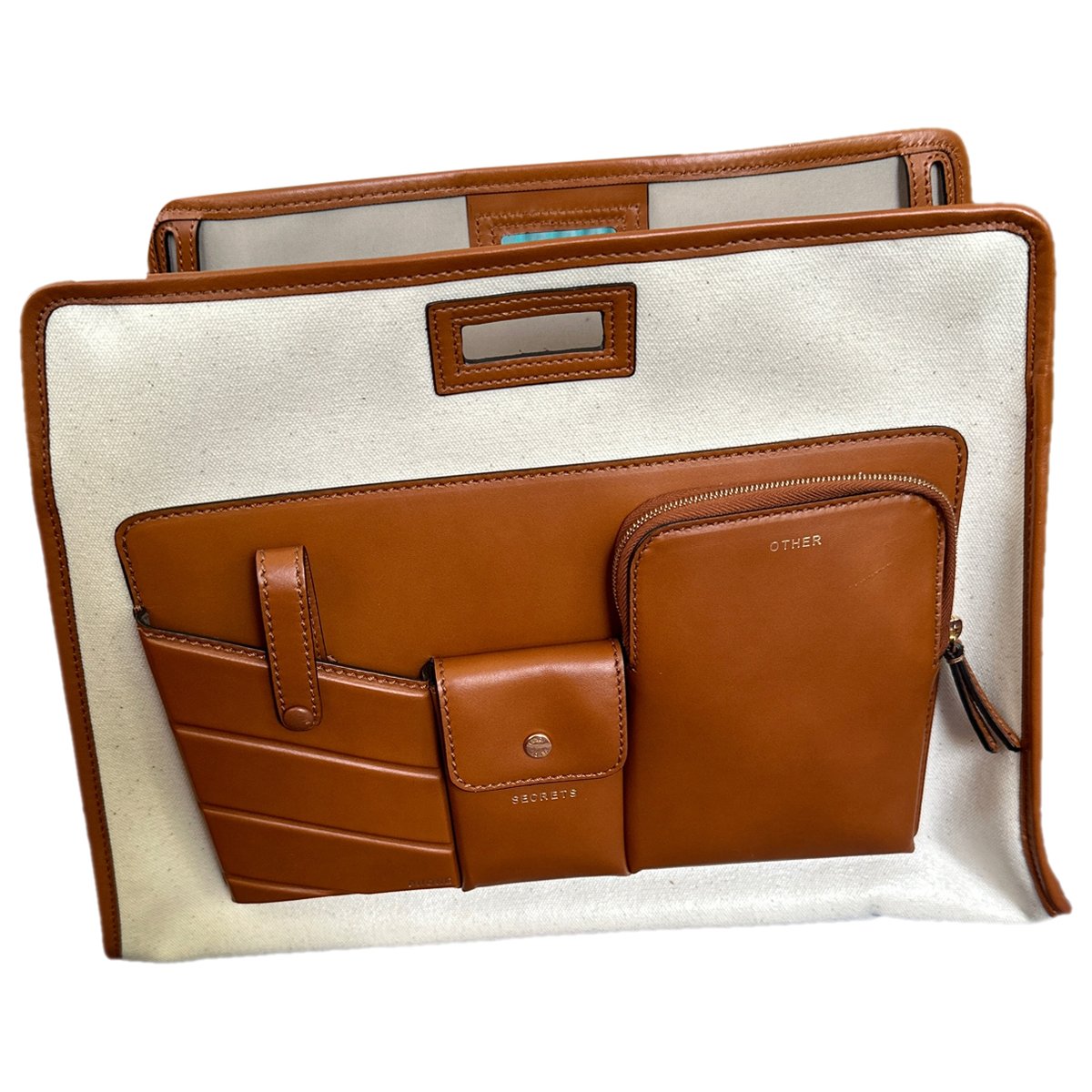 Peekaboo defender leather handbag