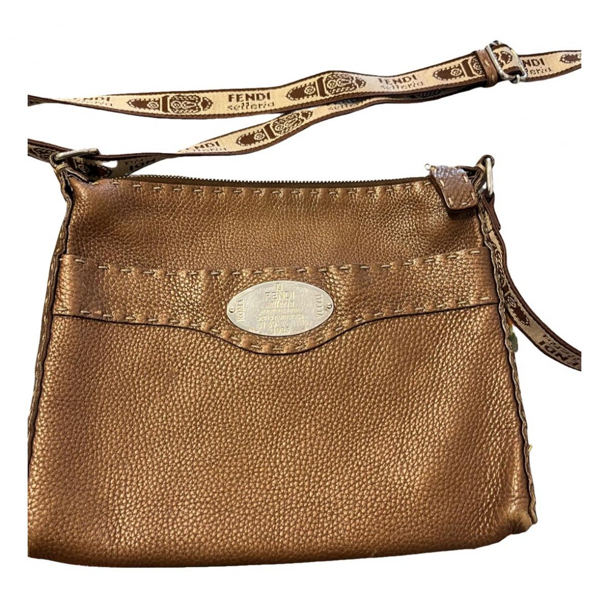 Anna Selleria leather crossbody bag