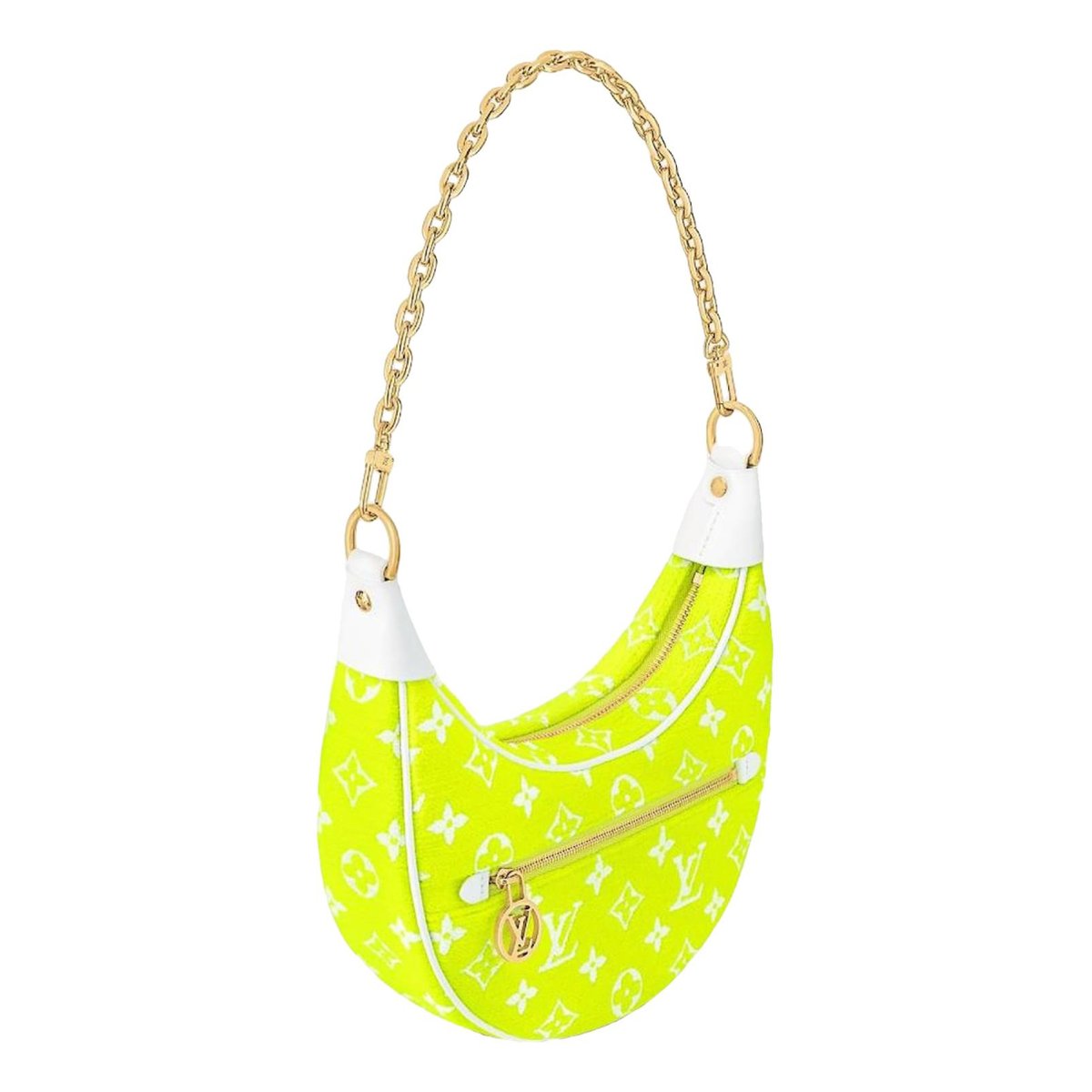 Loop velvet handbag