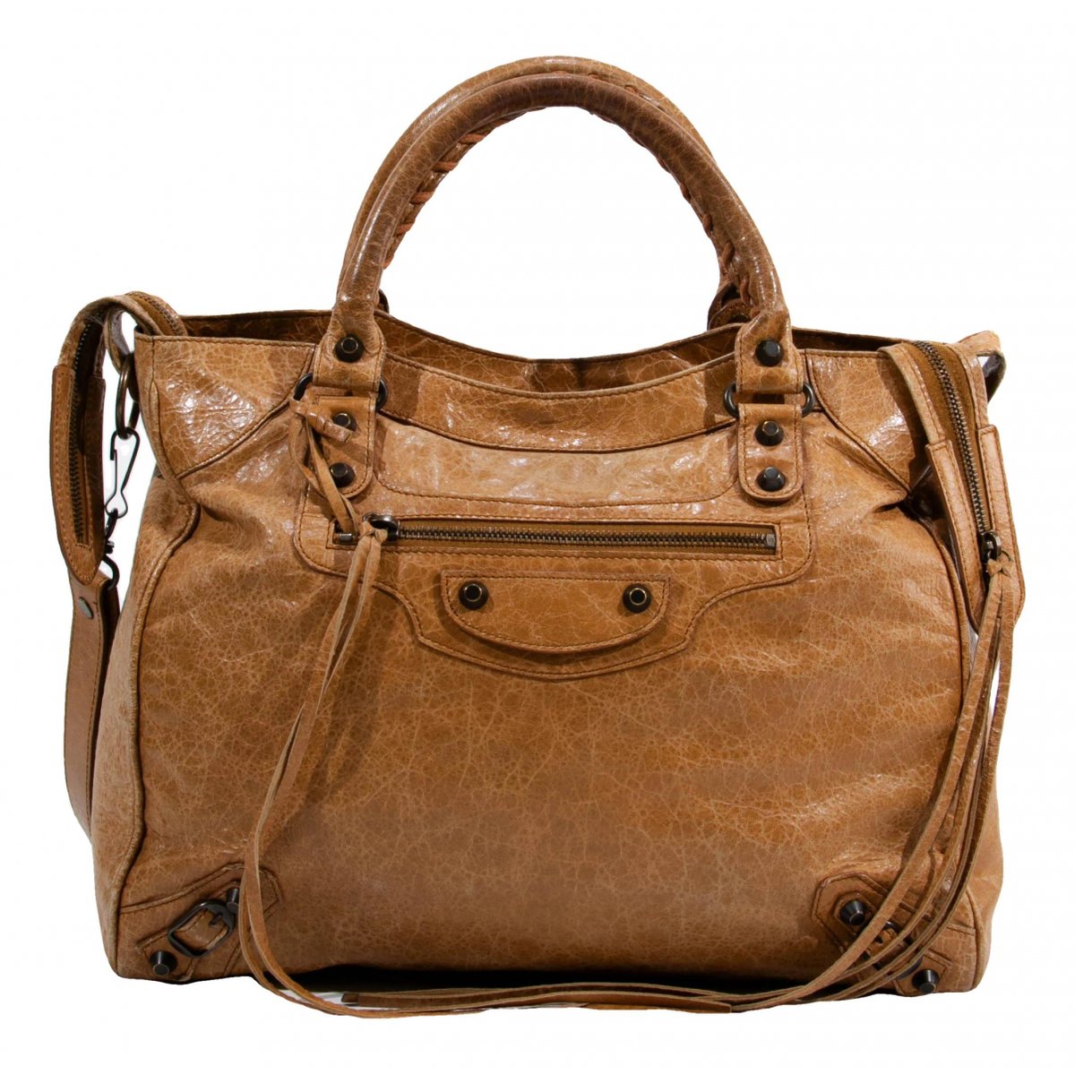 Vélo leather handbag