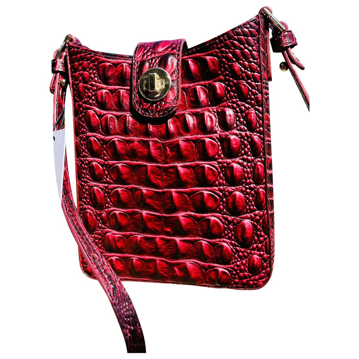 Leather crossbody bag