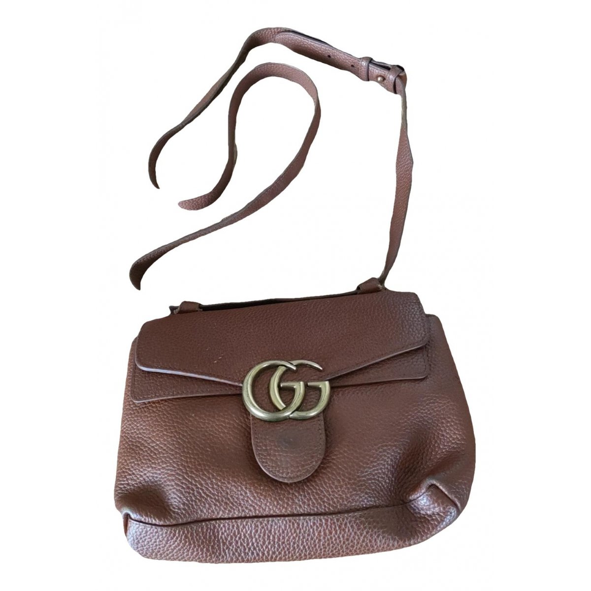 GG Marmont Flap leather handbag