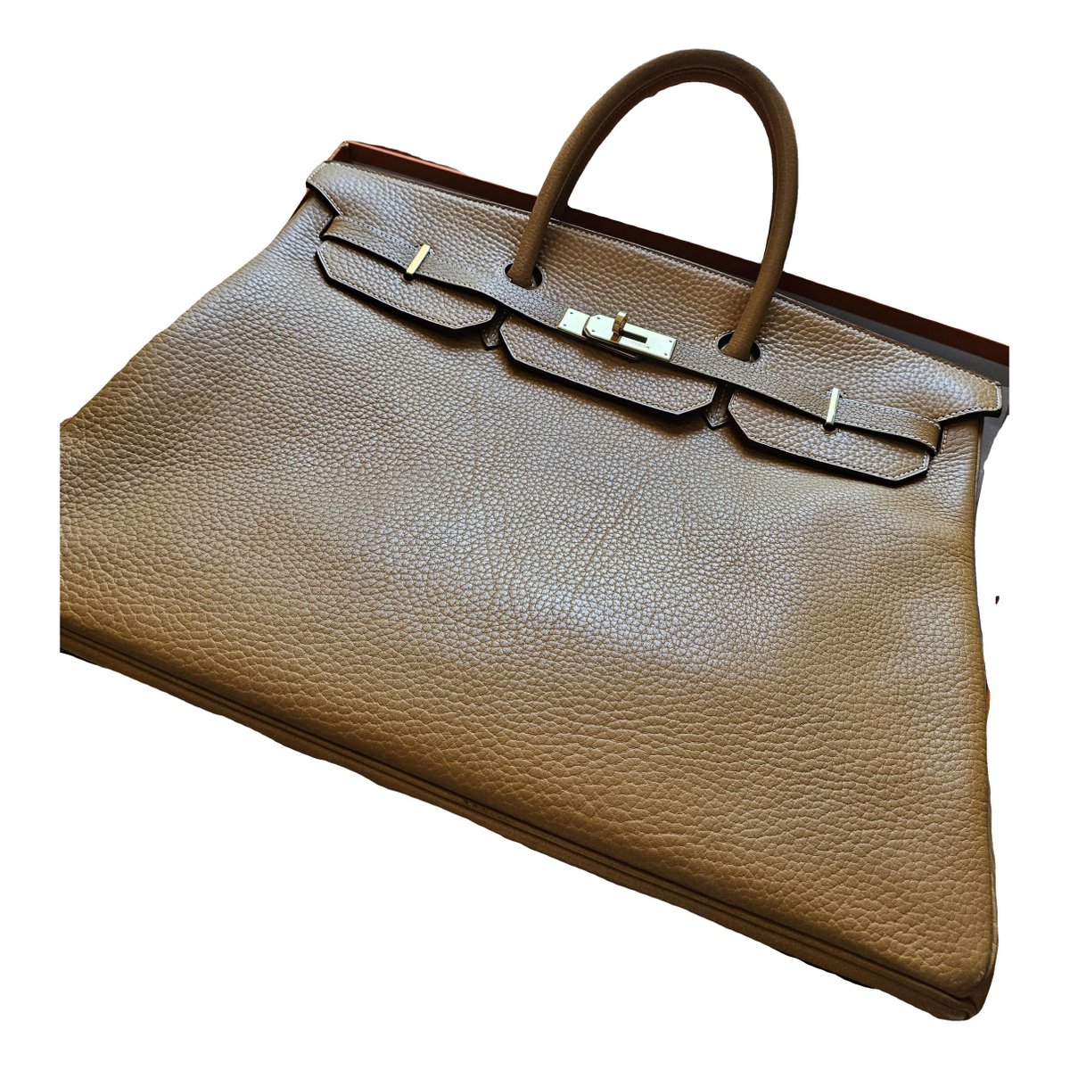 Birkin 40 leather handbag