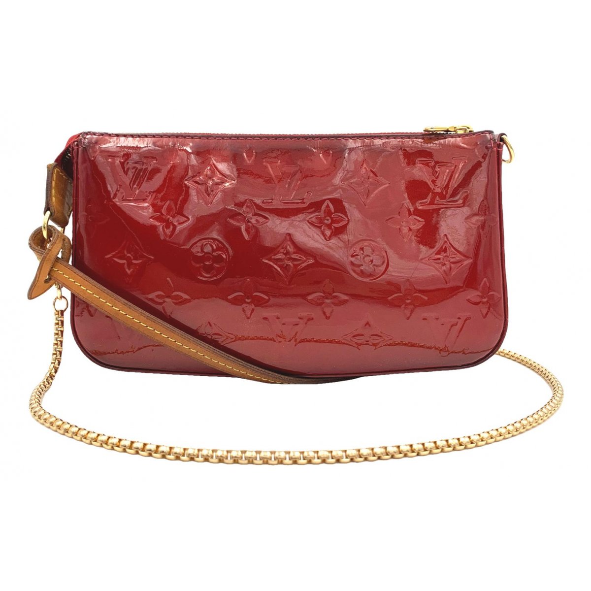 Pochette Accessoire patent leather clutch bag