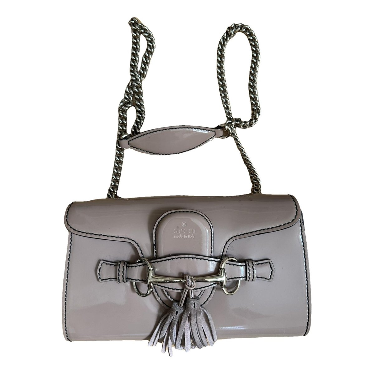 Emily patent leather crossbody bag