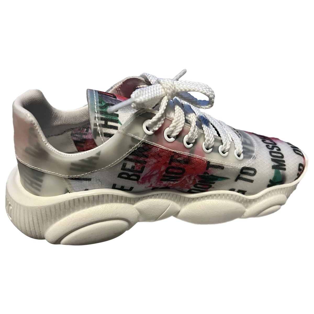 Teddy Pop leather trainers