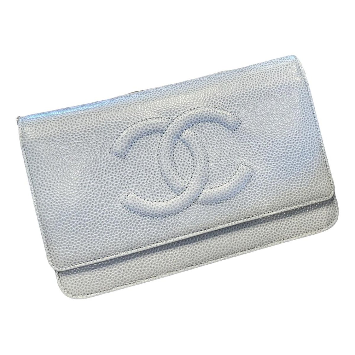 Wallet on Chain leather clutch bag