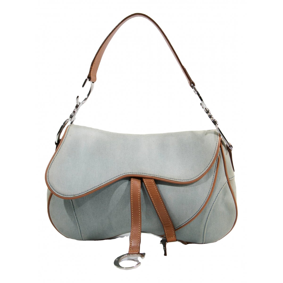 Double Saddle cloth handbag