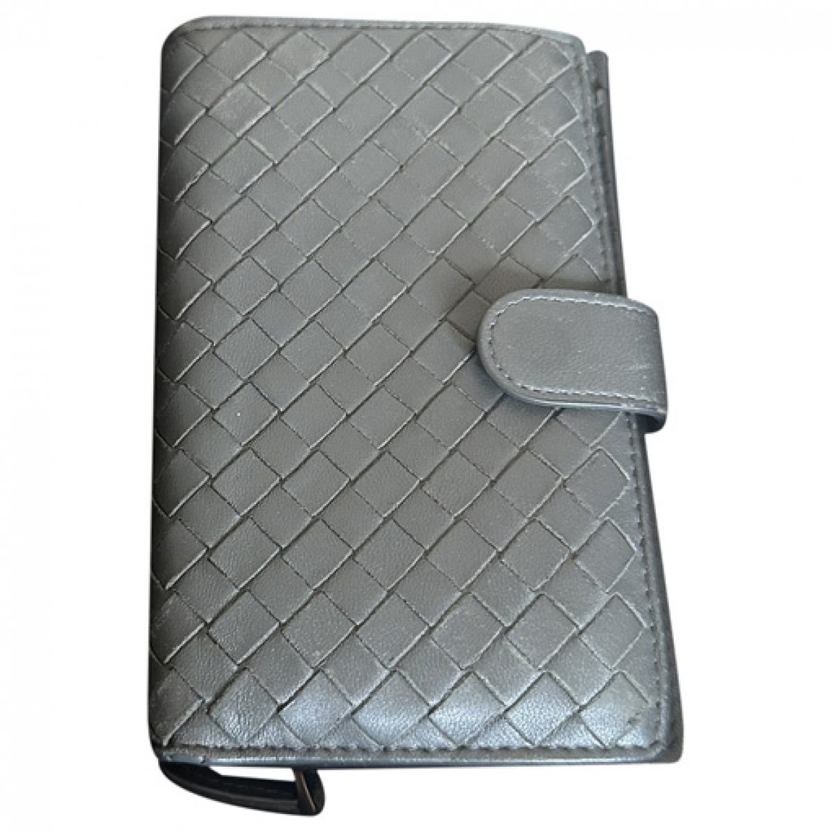 Intrecciato leather wallet