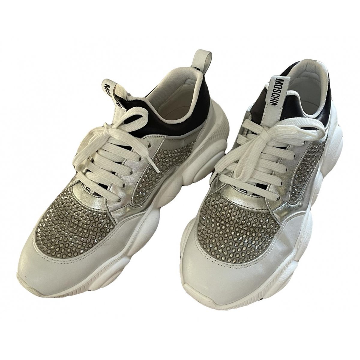 Teddy Pop leather trainers