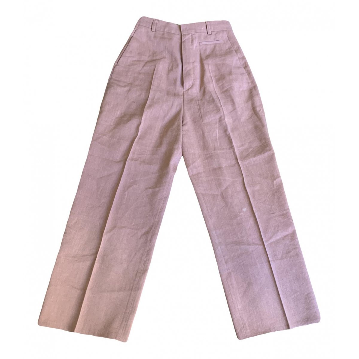L'Amour d'un Gitan linen straight pants