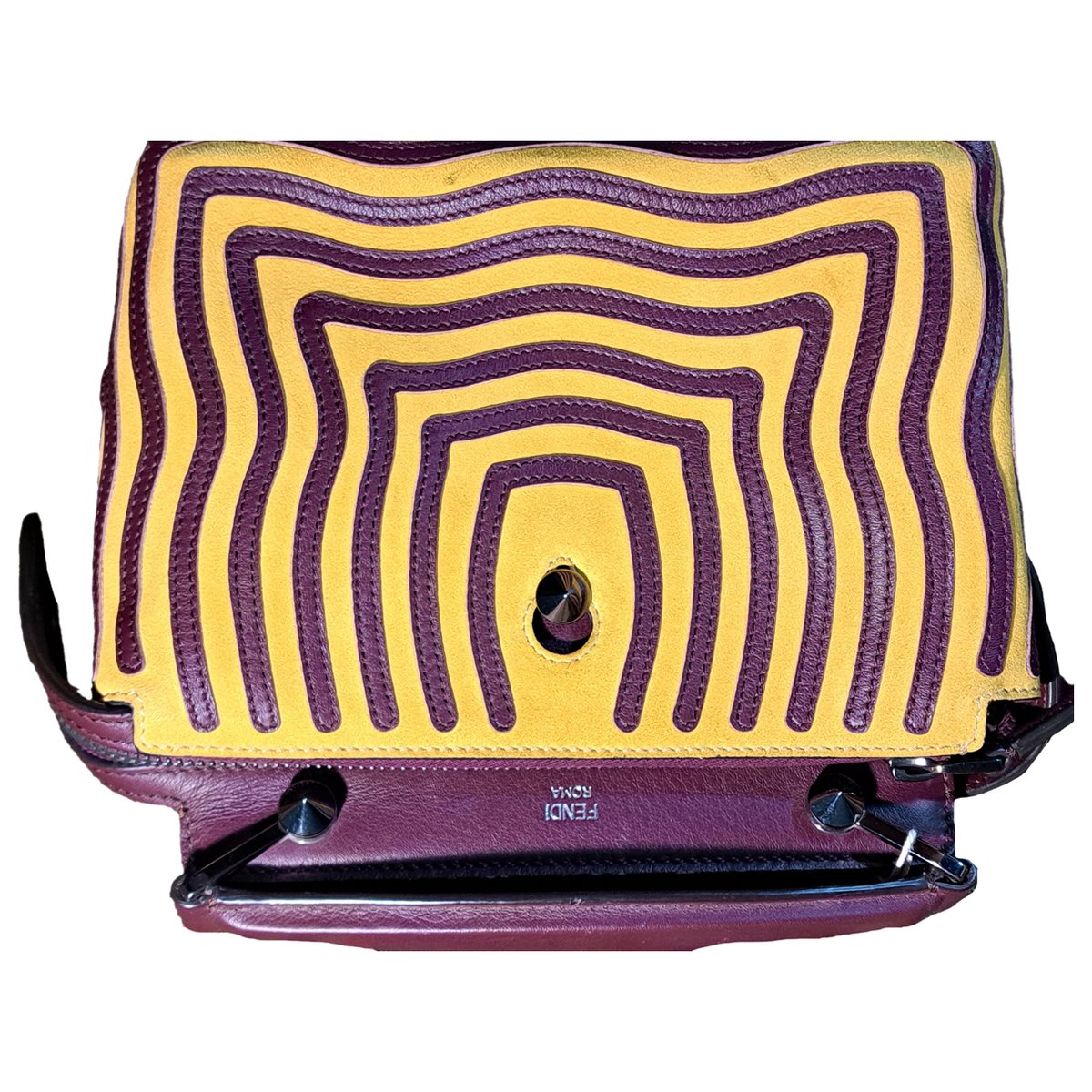 Dot Com leather handbag