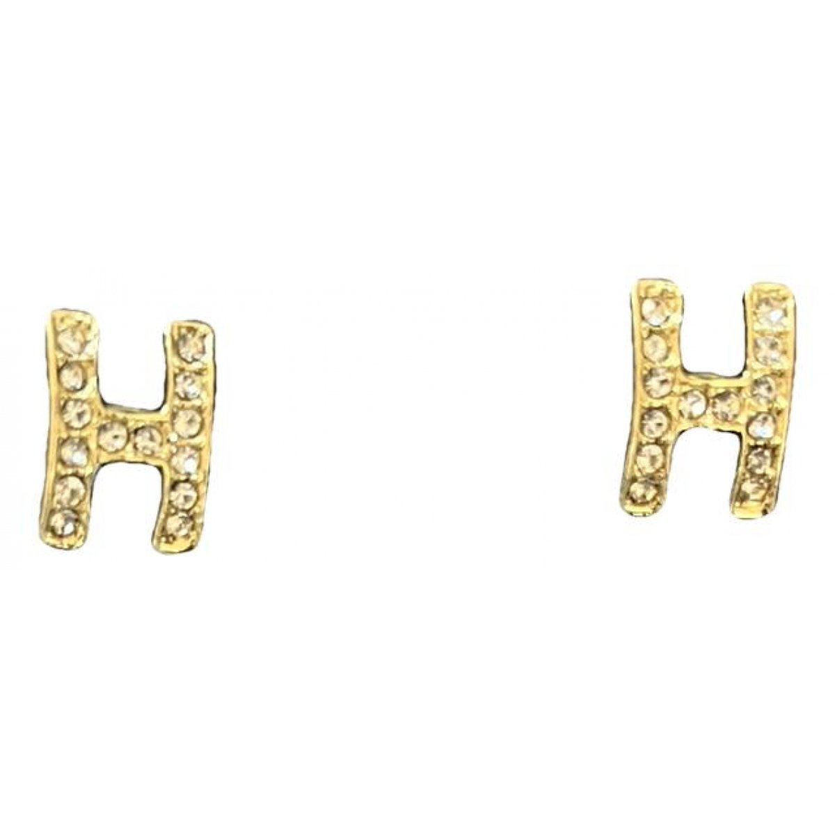 Motifs Lettres silver earrings