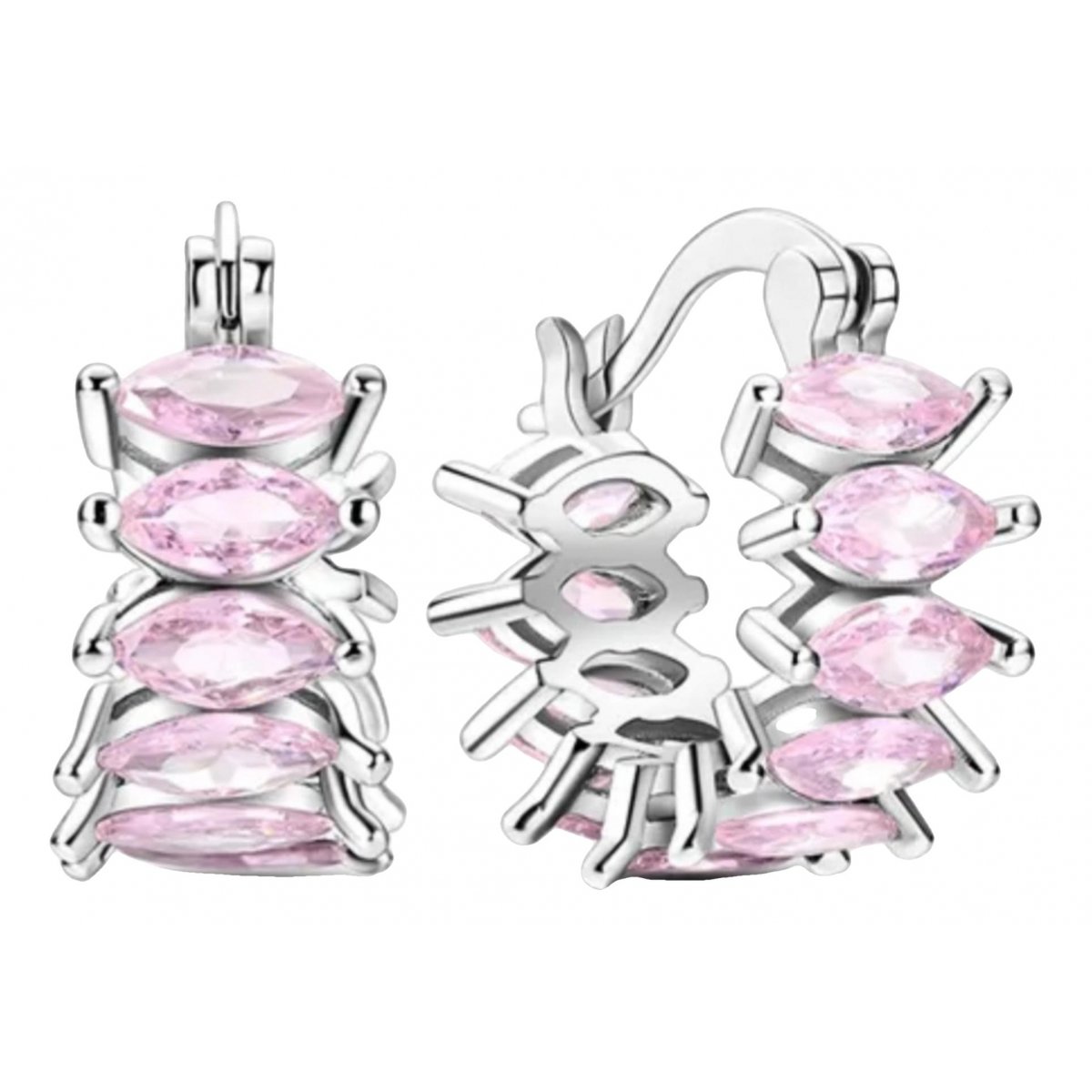 Saphir silver earrings