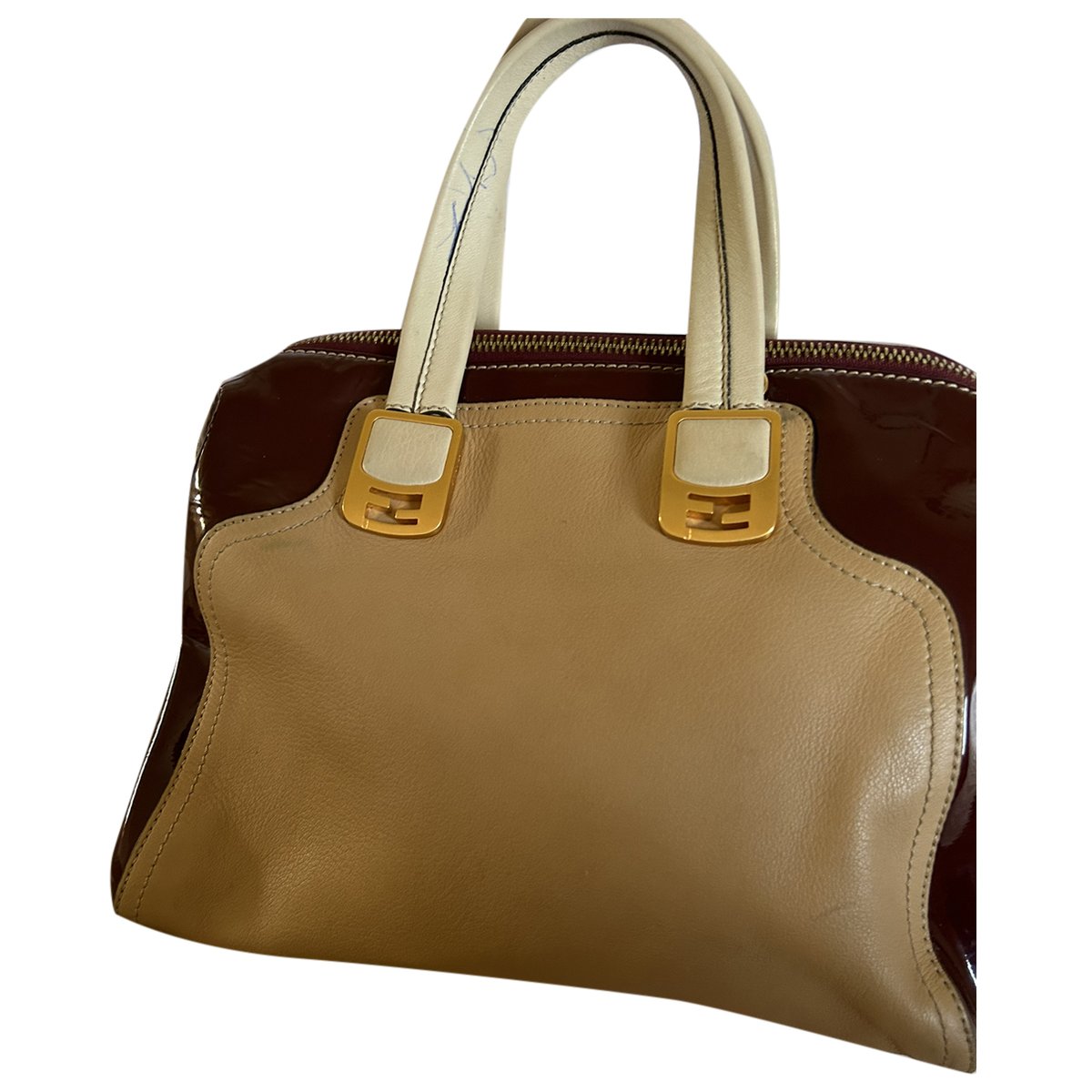 Chameleon leather handbag