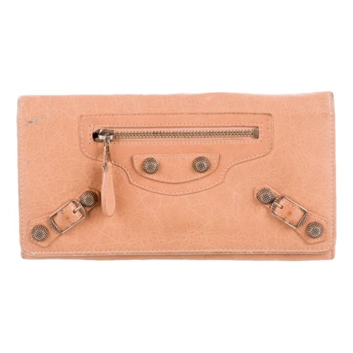 Envelop leather clutch bag