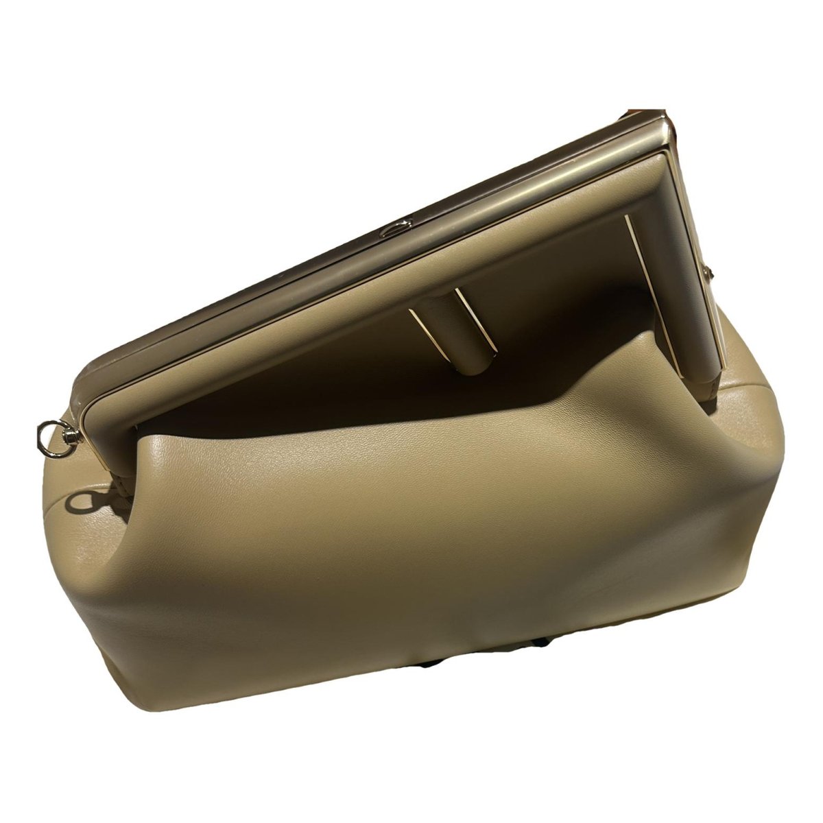 First leather handbag