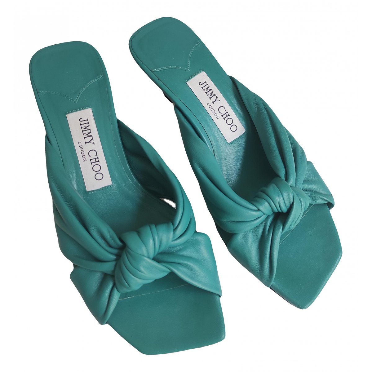 Stacey leather mules