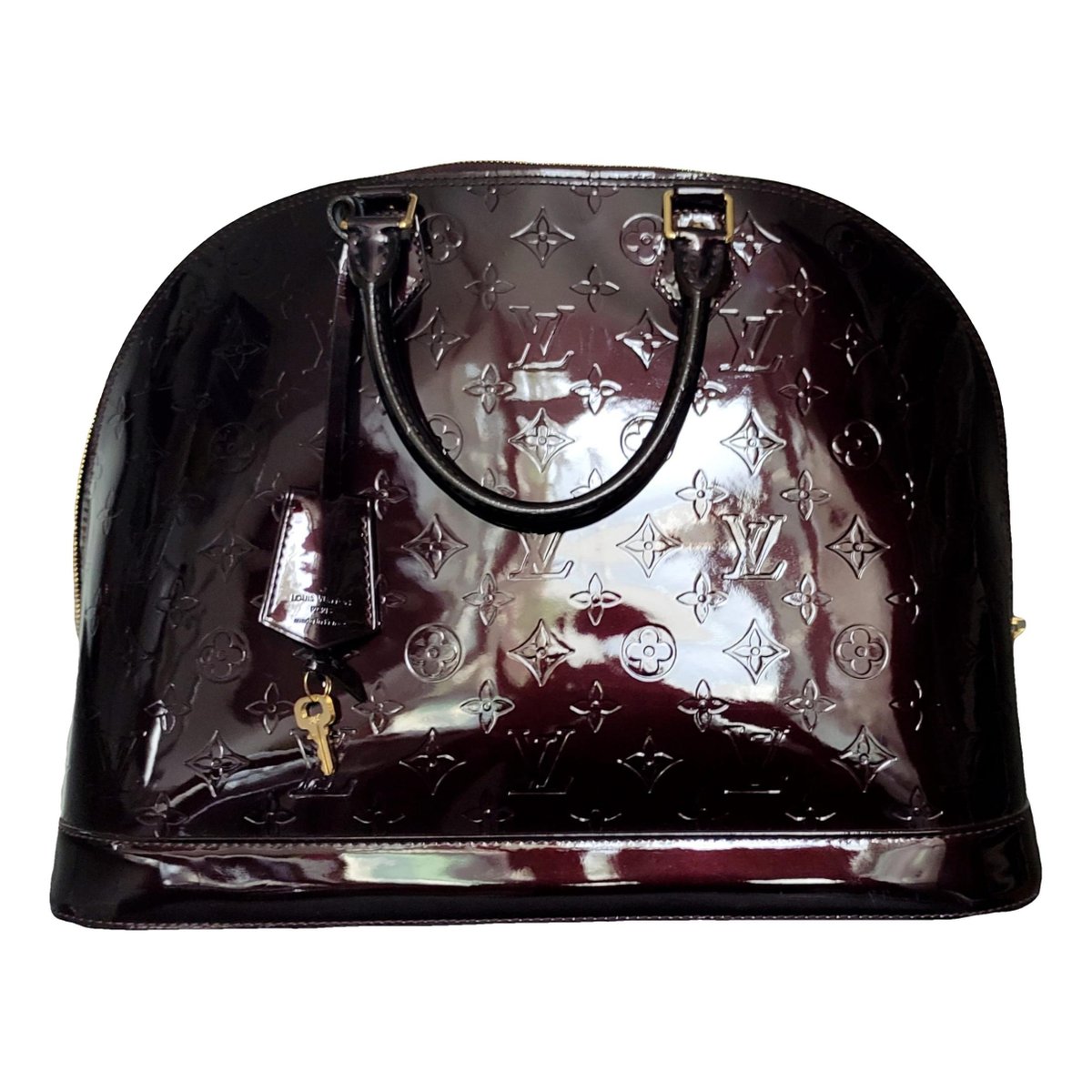 Alma patent leather handbag