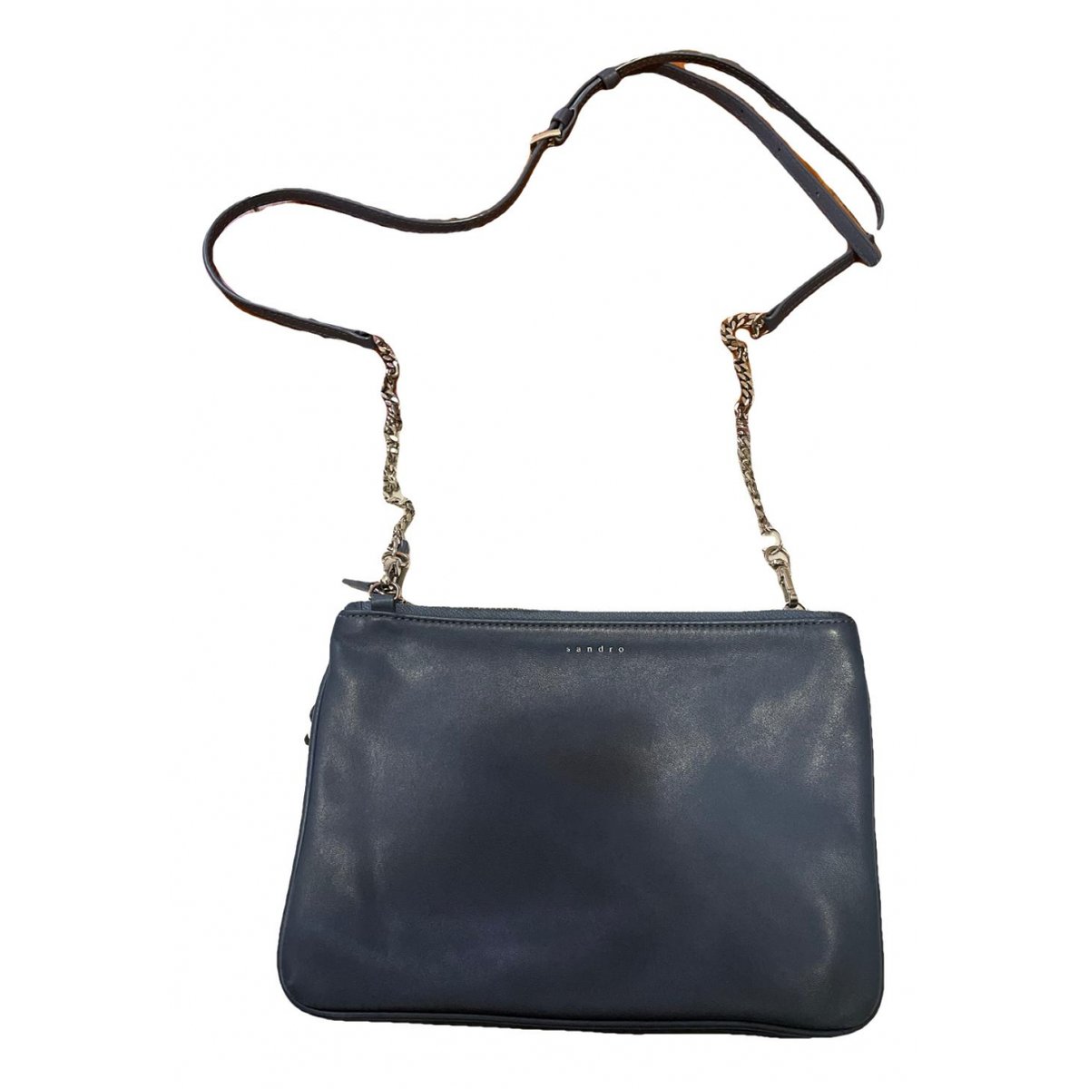 Addict leather clutch bag