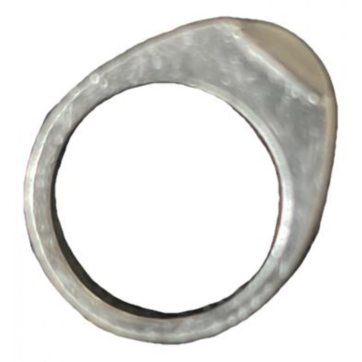 Tank white gold ring