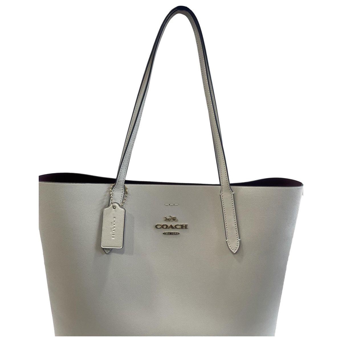 CITY ZIP TOTE leather tote