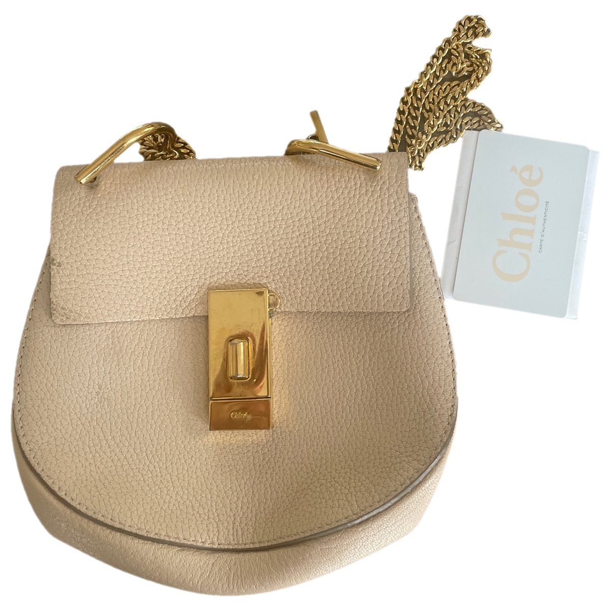 Drew leather crossbody bag