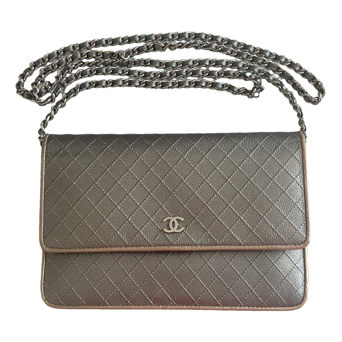 Wallet On Chain Timeless/Classique leather crossbody bag
