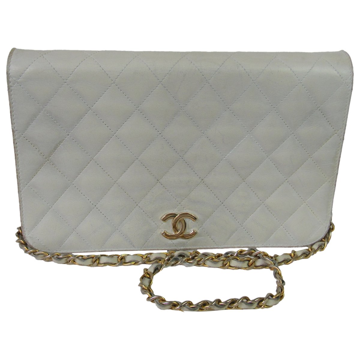 Wallet on Chain leather handbag